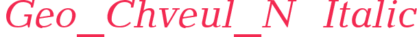 Geo_Chveul_N  Italic